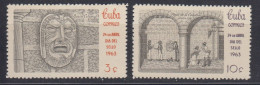 Kuba MiNr. 843-844 Tag Der Briefmarke Postamt Briefkasten **/MNH 1963 - Ungebraucht