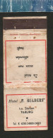 TILBURG HOTEL P. MULDERS  - OLD MATCHCOVER ATRIA EINDHOVEN THE NETHERLANDS - Matchbox Labels