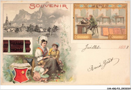 CAR-ABQP13-0869-SUISSE - Souvenir Schwyz - Suchard - Publicité - Schwytz