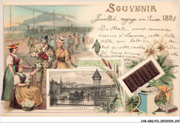 CAR-ABQP13-0876-SUISSE - LUCERNE - Souvenir - Suchard - Publicité - Lucerna