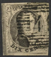 Delcampe - [O SUP] N° 6A, TB Margé Avec Voisin, TB Obl 'P41' Florenville - Coba +12 € - 1851-1857 Médaillons (6/8)