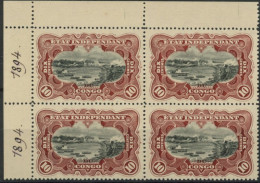 [** SUP] N° 17, 10c Brun En Bloc De 4 Très Frais - Cote: 420€ - Unused Stamps