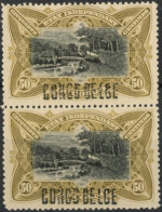 [** SUP] N° 35B, 50c Olive En Paire - Fraîcheur Postale - Cote: 270€ - Unused Stamps