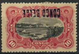 [* SUP] N° 31L, 10c Rouge Avec Surcharge Locale L4 Renversée - Unused Stamps