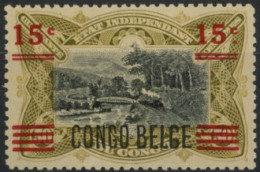 [** SUP] N° 87B, 15c S. 50c 'Congo Belge' Unilingue - Cote: 230€ - Unused Stamps