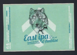 étiquette Bière France  : Biere  East Ipa D'Amblise 6,5% 75cl Brasserie D'Amblise Crespin  59 Chien - Beer