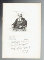 ZADOC KAHN GRAND RABBIN DE FRANCE 1839 MOMMENHEIM 1905 PARIS JUIF JUDAICA PORTRAIT AUTOGRAPHE BIOGRAPHIE ALBUM MARIANI - Historical Documents