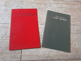 Lot 2 Fascicules Vins Fins Julien Damoy 1954 1956  Marque Lagrive Oenologie Vin - Gastronomie