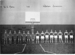 BASKET BALL #FG61983 EQUIPE U.S. METRO BAT LA SELECTION PARISIENNE PARIS 1942 - Basketball