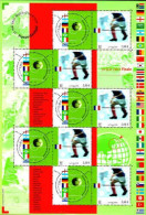 France Bloc N** Yv:  49 Mi:3620/21KB Championnat Du Monde De Football - 2002 – Corea Del Sur / Japón