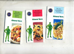 3 Livret Recette  Publicite Geant Vert - Gastronomie