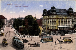CPA Berlin Tiergarten, Potsdamer Platz, Hotel "Der Fürstenhof", Straßenbahn - Altri & Non Classificati
