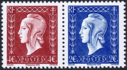 2025 - Paire Issue Du Bloc MARIANNE DE DULAC - YT 5861/62 NEUF ** - Neufs