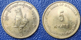 Myanmar 5 Kyats, 1999 - Myanmar