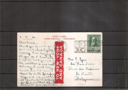 Belgique ( CP De 1930 De Bruxelles - Quartier Léopold Vers Knokke LeZoute à Voir ) - Lettres & Documents