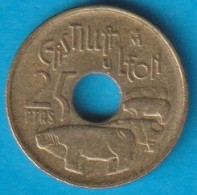 Spanien 25 Pesetas Al-N-Bro 1995 Castilla Y Leon  Nr.KM- Nr.948 ( D7/406) - 25 Pesetas