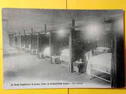 CPA - 36 - ST GAULTIER - ECOLE SUPÉRIEURE DE JEUNES  FILLES - UN DORTOIR - Otros & Sin Clasificación