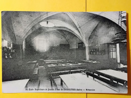 CPA - 36 - ST GAULTIER - ECOLE SUPÉRIEURE DE JEUNES  FILLES - RÉFECTOIRE - Otros & Sin Clasificación