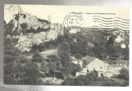 JM19.07 /  CPA /  VALLEE DE LA MOLIGNEE / RUINES DE MONTAIGLE ET LA SCIERIE EN...1914 - Anhée