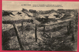 C.P. Westende =  Oorlog 1914-1918  :  Puinen  :  Duines  Et Tranchées  Et  Défense De  Fil Barbelé - Westende