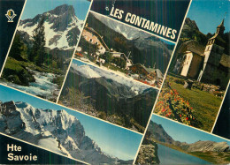LES CONTAMINES . CP Multivues - Les Contamines-Montjoie
