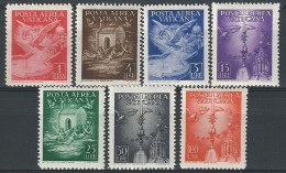 1947 Vaticano Airmail 7v. MNH Sassone N. 9/15 - Altri & Non Classificati