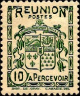 Reunion Taxe N** Yv:17 Mi:17 Armoiries Cuocumque Ferar - Postage Due