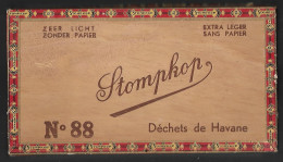 D396  Boite à Cigares En Bois Vide Stompkop 190x104x38 - Scatola Di Sigari (vuote)
