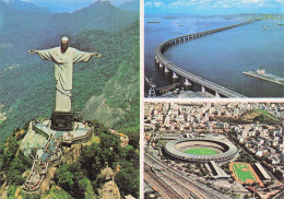 BRESIL RIO DE JANEIRO CRISTO REDENTOR PONT DE RIO NITEROI STADE DE MAR - Sonstige