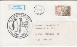 Norway Norwegian Antarctic Research Expedition 1984/1985 Ca Oslo 10.11.1986 (63323) - Antarctic Expeditions