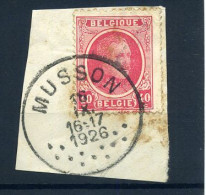 202 - Stempel/cachet: Musson Met 13 Puntjes, Plat - 1922-1927 Houyoux