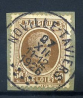 203 - Stempel/cachet: Noville-Taviers Met 7 Puntjes, Plat - 1922-1927 Houyoux