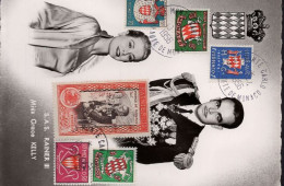Monaco - CM - S.A.S. Rainier III, Miss Grace Kelly - Maximumkarten (MC)