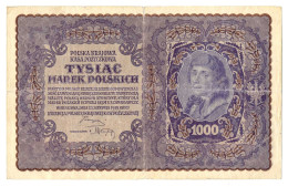 Poland Republic Polish State Loan Bank 1000 Marek 1919 F Pick #29 (1) - Pologne