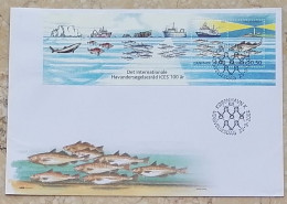 Greenland 2002 Bloc FDC Fishing - Brieven En Documenten