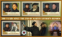 Reforma Martin Luther 1+1 Sheets Perforated - Christentum