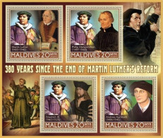 Reforma Martin Luther 1+1 Sheets Perforated - Christentum
