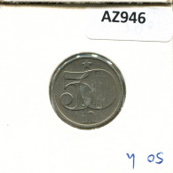 50 HALERU 1985 CZECHOSLOVAKIA Coin #AZ946.U.A - Tchécoslovaquie