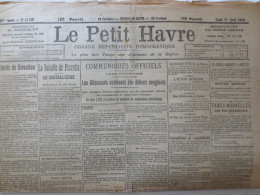 Le Havre - Journal - Le Petit Havre N° 13383 - Avril 1918 - - Other & Unclassified