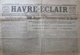 Le Havre - Journal Le Havre Eclair N° 5996 - Octobre 1920 - - Other & Unclassified