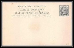 1792/ Cap Of Good Hope Entier Stationery N°10 Overprint One Penny Neuf Carte Postale (postcard) - Capo Di Buona Speranza (1853-1904)