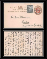 1785/ Cap Of Good Hope Entier Stationery N°8 Carte Postale (postcard) Pour Hamburg Allemagne Germany 1896 - Capo Di Buona Speranza (1853-1904)