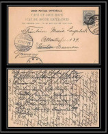 1794/ Cap Of Good Hope Entier Stationery N°10 Overprint One Penny Carte Postale (postcard) Pour Barmen 1901 - Capo Di Buona Speranza (1853-1904)