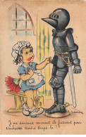 Illustrateur - N°80922 - Gougeon - Je Me Demande Comment Ils Faisaient Pour S'embrasser Dans Ce Temps Là - Gougeon