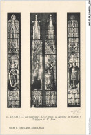ANGP7-0606-33 - UZESTE - La Collégiale - Les Vitraux, Le Baptème De Clément V - Langon