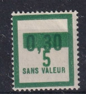 Delcampe - FRANCE 1946-49 - MNH - YT F68 - Timbre Fictif - Phantom