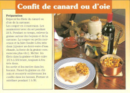 Delcampe - CPM - RECETTE DE CUISINE - CONFIT DE CANARD OU D'OIE - Küchenrezepte