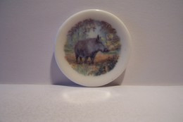 SANGLIER   - FEVE   " CLAMECY " - ASSIETTE - CHASSE Et NATURE  * - Tiere