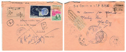 LETTRE. ALGERIE. RECOMMANDÉ SP 87.403. POSTE AUX ARMEES AFN. 26 6 63. + DIFFERENTS CACHETS - Lettres & Documents