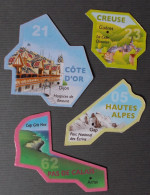 Lot De 4 Aimants Le Gaulois 05 21 23 62  Magnet - Tourism